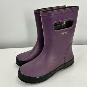 BOGS Kids Waterproof Purple Boots